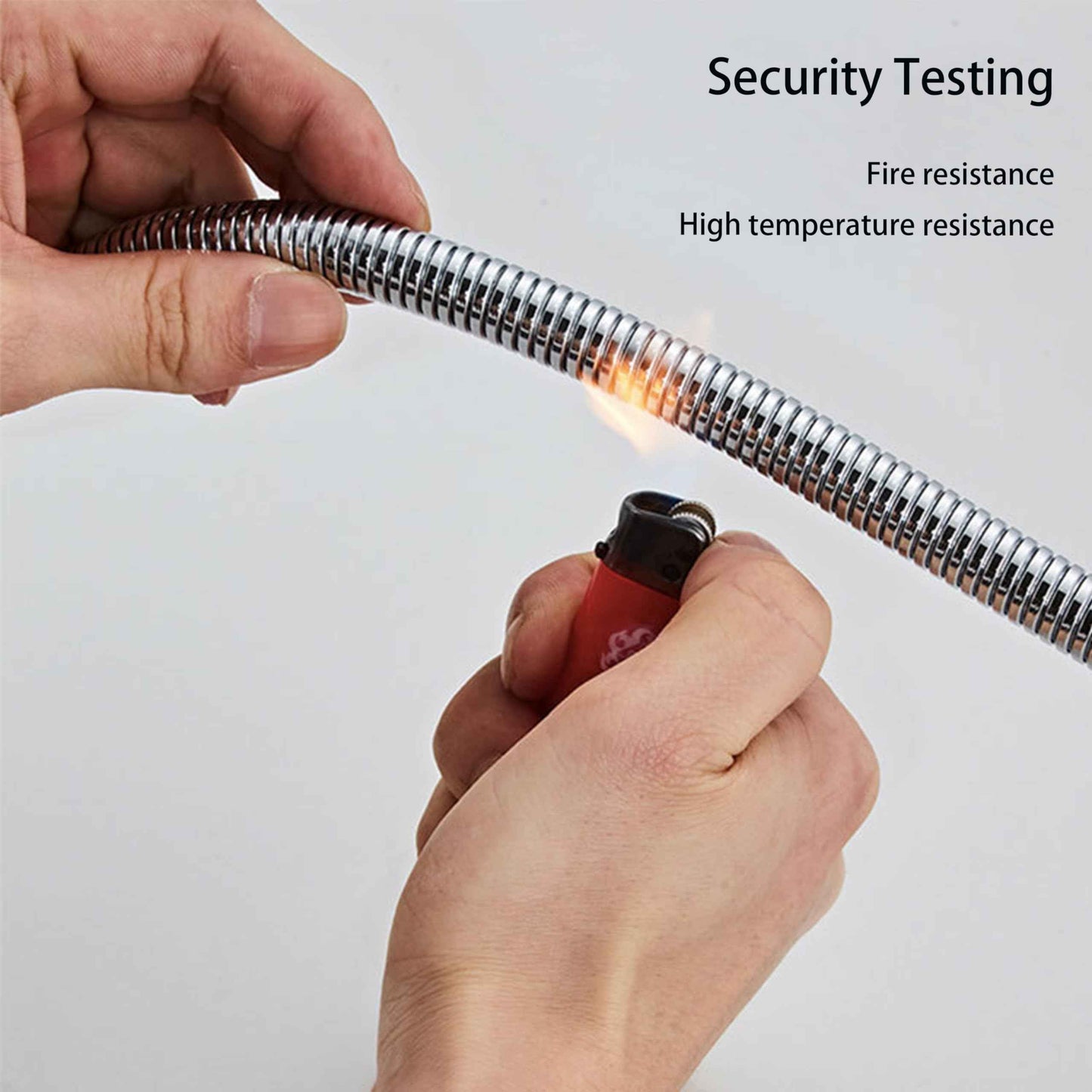 Spray Hose for Kitchen Faucets, Pull Down Replacement, Kitchen Sink Faucet Pull-Out Spray Replacement Hose， 59-inch Chrome Finish