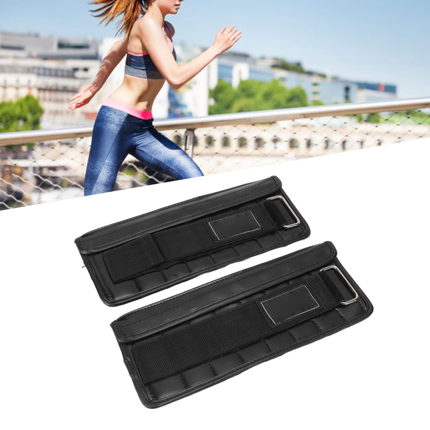 Adjustable Ankle Weights, Wrist Weights with Secure Straps for Strength Training, 3 lbs Ankle and Wrist Weights for Men Women Home Gym Fitness Exercise Walking Running