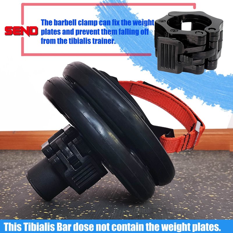 Tib Bar for Leg Strength Training, Biceps Femoris Muscle Exercise Equipment Tibia Dorsi Calf Machine, Tibialis Bar Leg Machine Tibialis Trainer (S-Foot BAR)