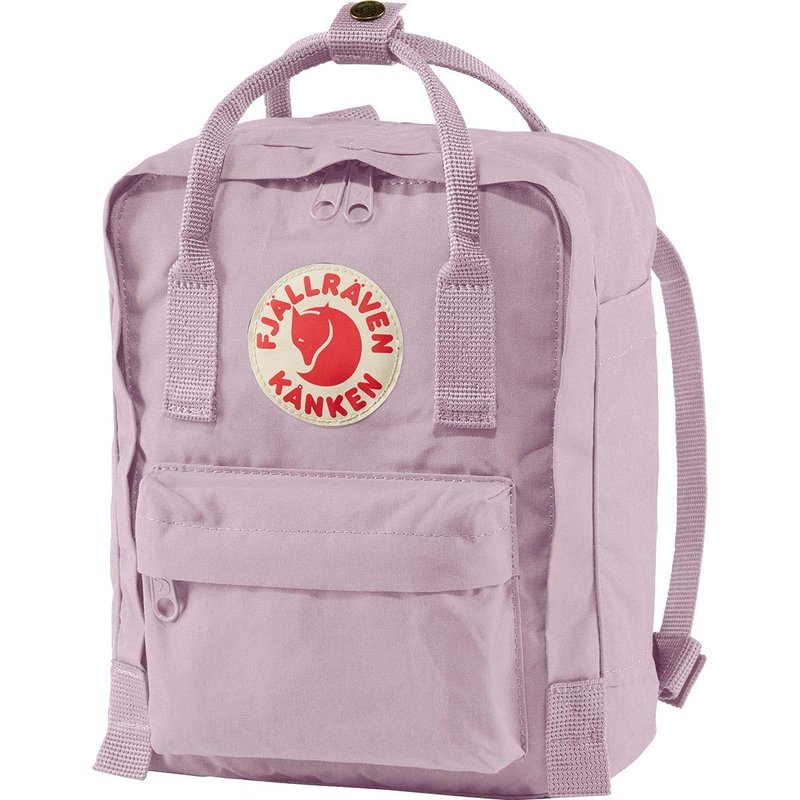 Fjällräven Kanken Mini Backpack - Compact Everyday Carry, Durable Vinylon Fabric - Travel, Pastel Lavender