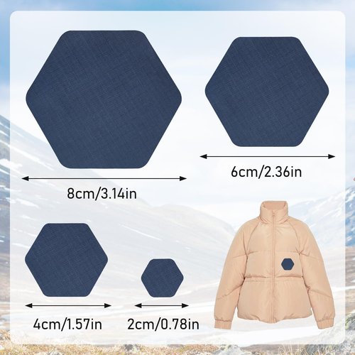 Down Jacket Repair Patches by [Brand Name] - Waterproof Self-Adhesive Nylon Fabric Repair | Ideal for Jackets, Tents & Outdoor Gear