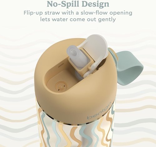 Bentgo Kids Water Bottle - Leak-Proof 15 oz. Tritan Cup with Safe-Sip Straw | Whimsy & Wonder Collection