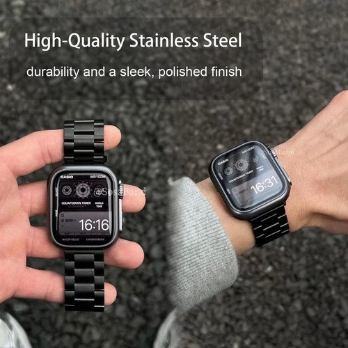 Compatible with Garmin Venu X1 Bands, Quick Release Stainless Steel Metal Replacement Straps Compatible with Garmin Venu X1 Smartwatch (Black)