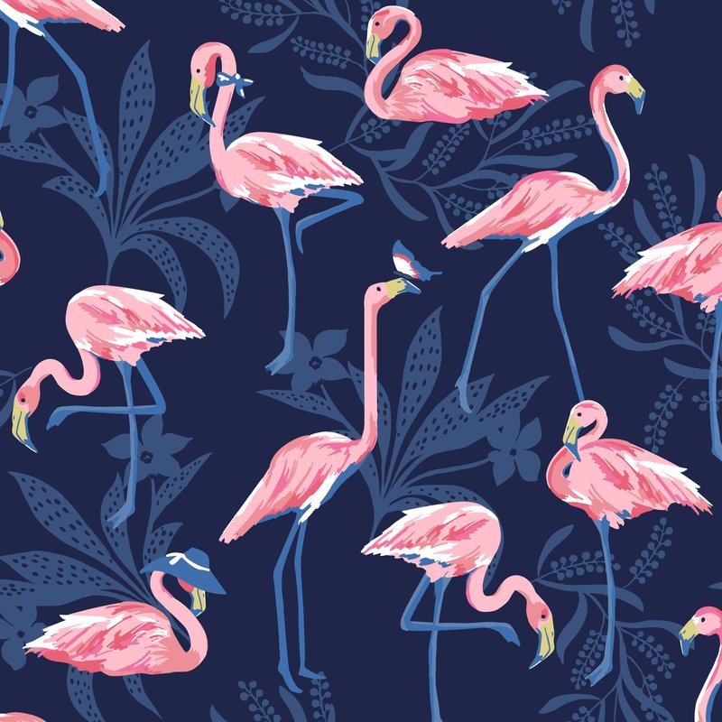 Ripstop Sling Backpack, Flamingo Party, One Size