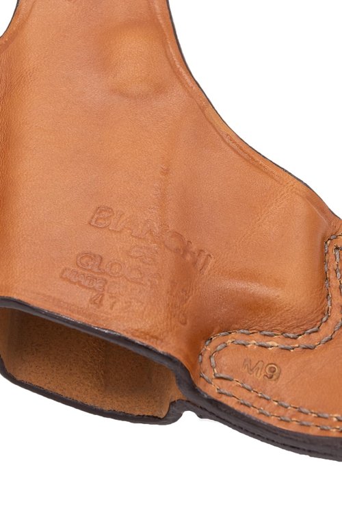 Bianchi 5 Black Widow Belt Slide Holster, Fits S&W K-Frame Model 19 2-4 in, Tan, Right Hand