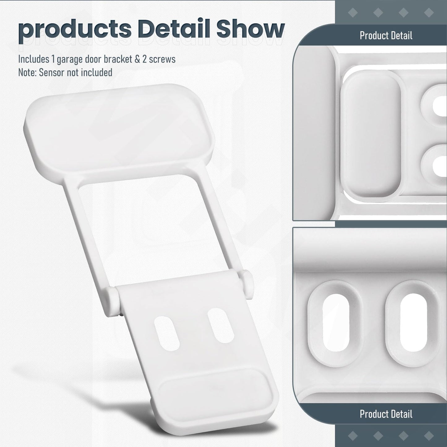 Garage Door Mount Bracket for A-qara Door and Window Sensor, Easy Installation Garage Door Security Accessory