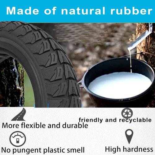 TOCBEUU 10x2.5 Inch Solid Tires for Electric Scooter, 60/70-6.5 Replacement Wheels, Rubber Tyre for Segway Ninebot Max G30P/G30LP/G30/G30D/G30E/G30LP/G30D II/G30 Max/G2/F2 pro& Hiboy S2 MAX (2PCS)