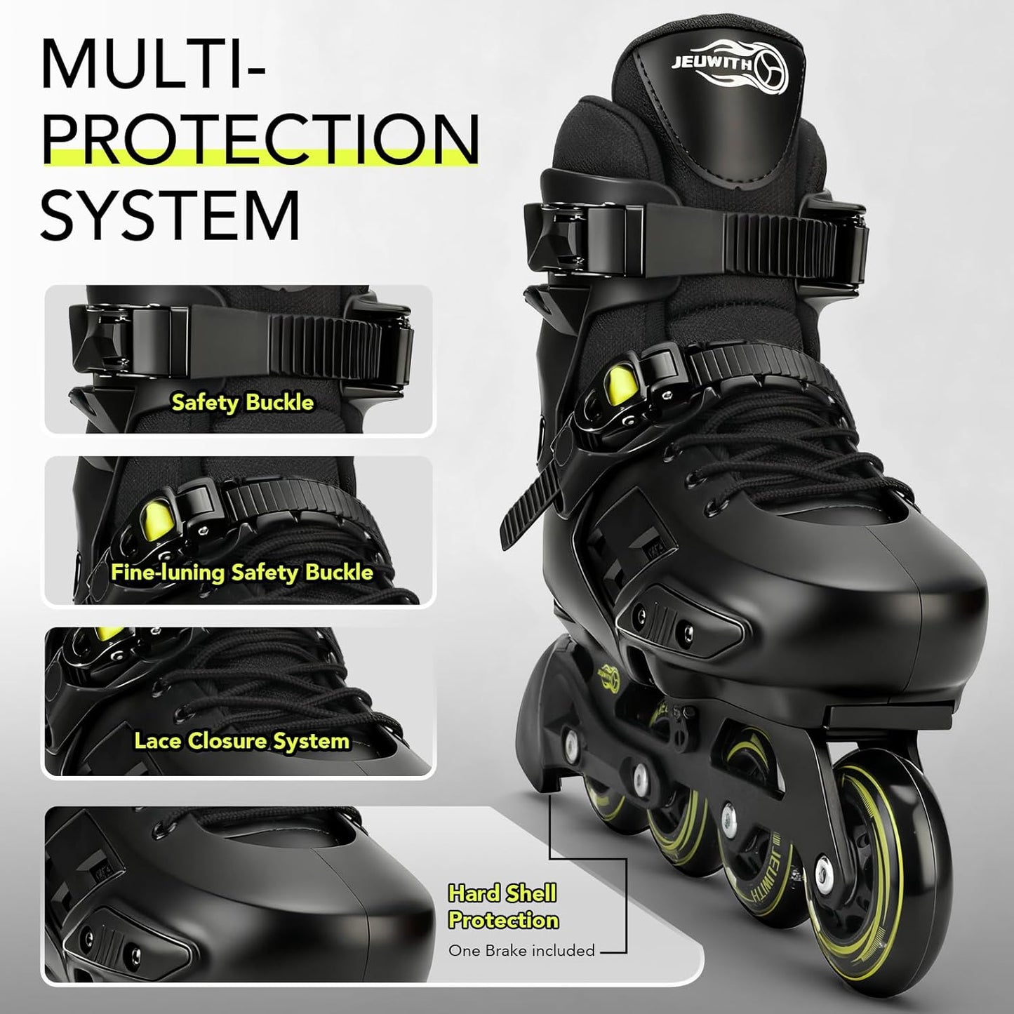 Skiennix Inline Skates for Kids - Adjustable Light-Up Wheels | Perfect for Beginners, Girls & Boys