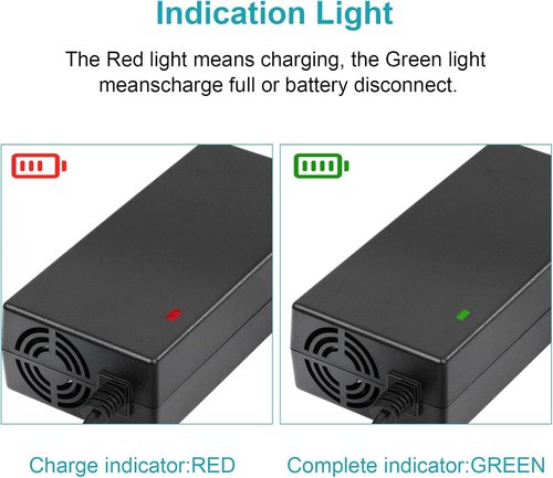 48V Battery Charger for Caroma Electric Scooter C1, E66 Pro, E68 Pro, Lightning, P1, P2, P3, 750W (1200W Peak)