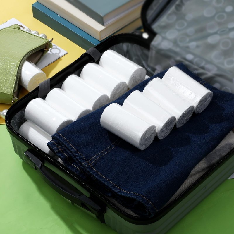 Zelphvt 20 PCS Travel Toilet Paper Soft Compact Mini Toilet Paper Rolls Portable Individual Wrapped for Camping Hiking Outdoor Home RV