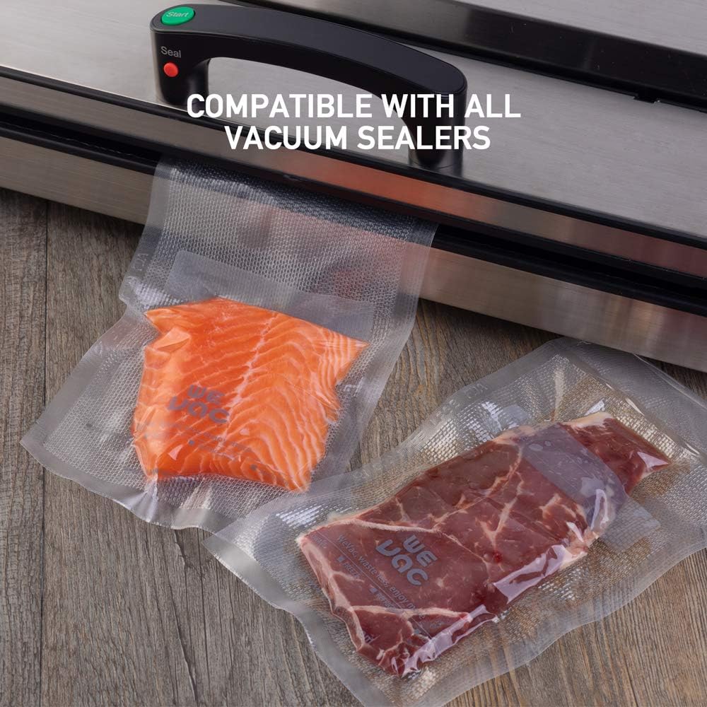 Wevac Food Vacuum Seal Roll - 11” x 150’ with Cutter, BPA-Free, Ideal for Meal Prep & Storage