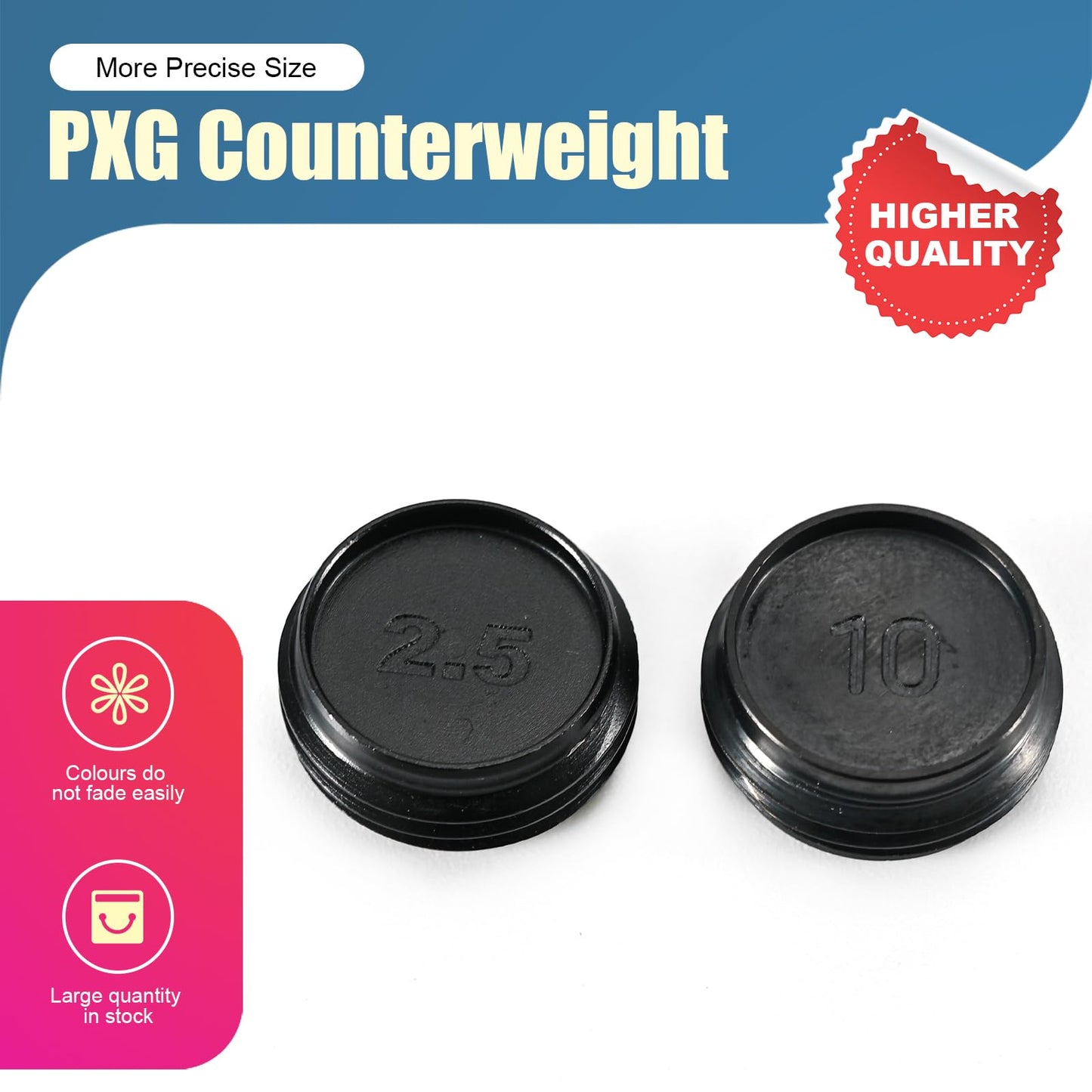 BoltonGolf Golf Weight Blocks Suitable for PXG Series Wooden Club Push Rod Counterweight Screw Golf Club Adjustment Swing Weight Parts. (1 pcs 15g)