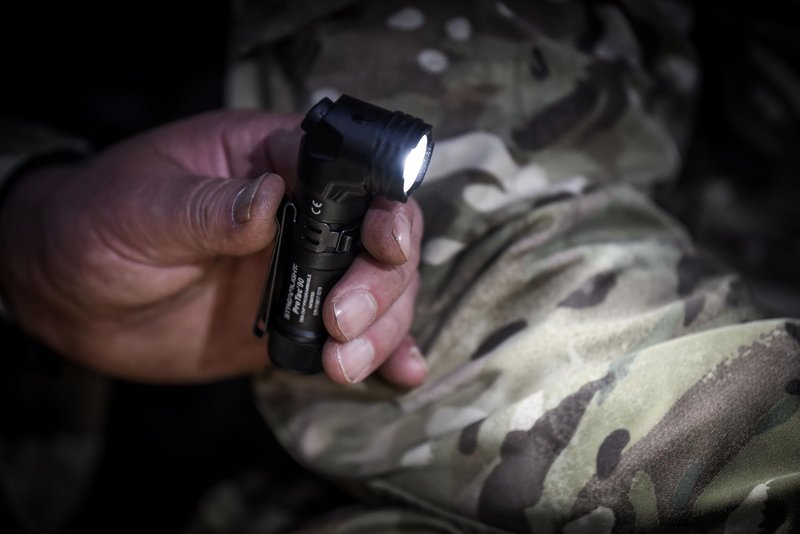 Streamlight 88095 ProTac 90 X 1,000-Lumen 7,350-Candela Right-Angle Tactical Hands-Free LED Flashlight, Black