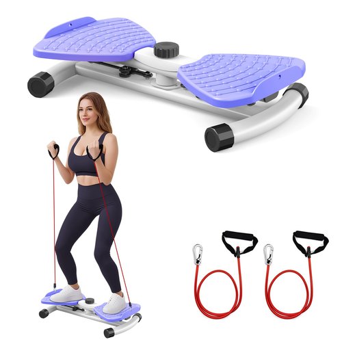 BOLUPO waist twisting machine for Exercise, Ab Twister Board, Core Twister for Women & Home Fitness, twist board for exercise,300 LBS Capacity (purple)