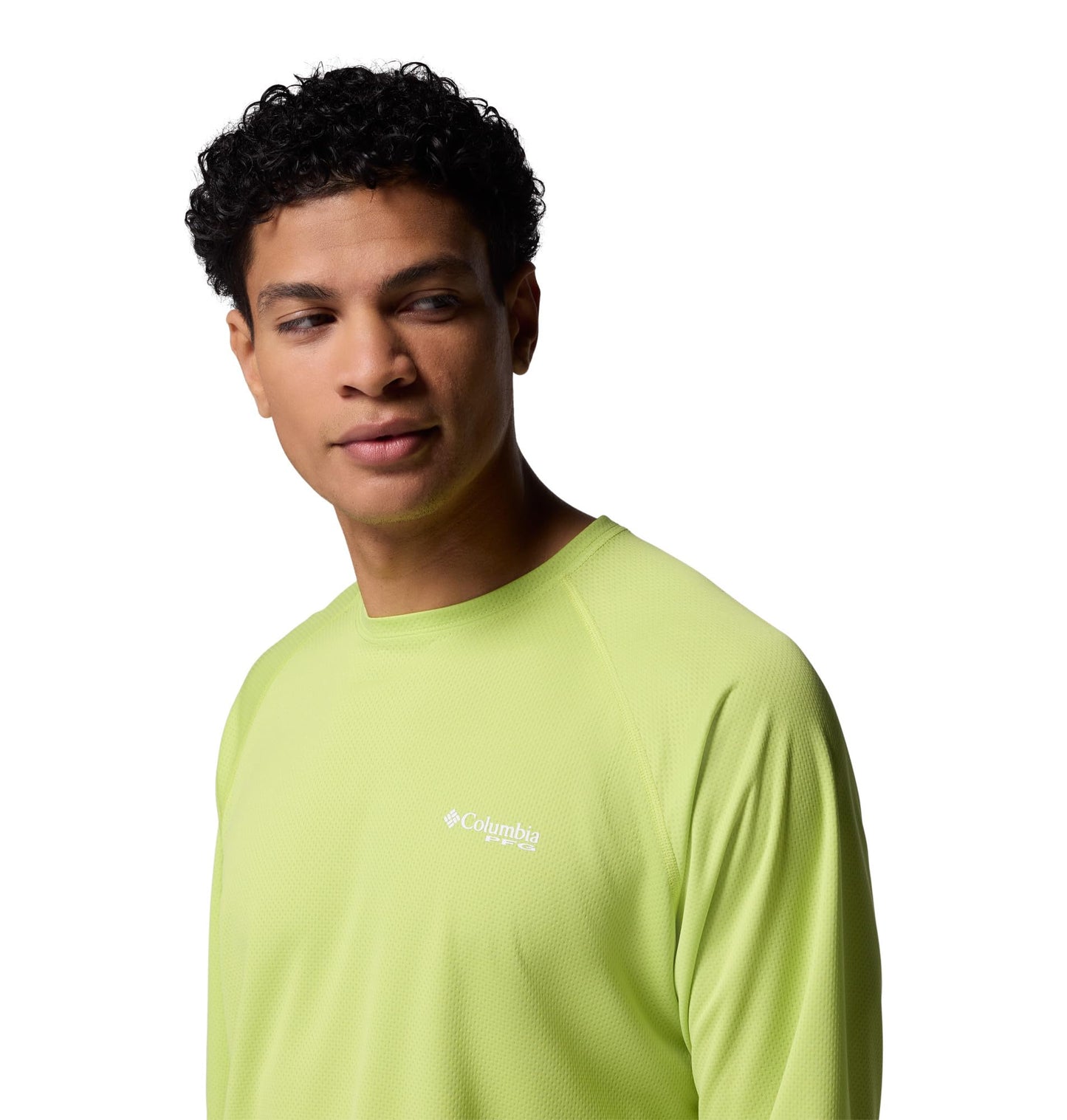 Columbia Mens PFG Solar Stream Long Sleeve Sun Protection Shirt, Voltage, X-Large