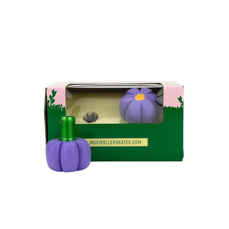 Moxi Brake Petals - Rubber Roller Skate Toe Stoppers - Pair | Violet Forget Me Not