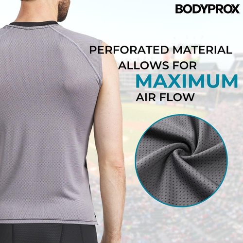 BODYPROX Baseball Chest Protector Shirt - Lightweight & Comfortable Fit for Enhanced Safety