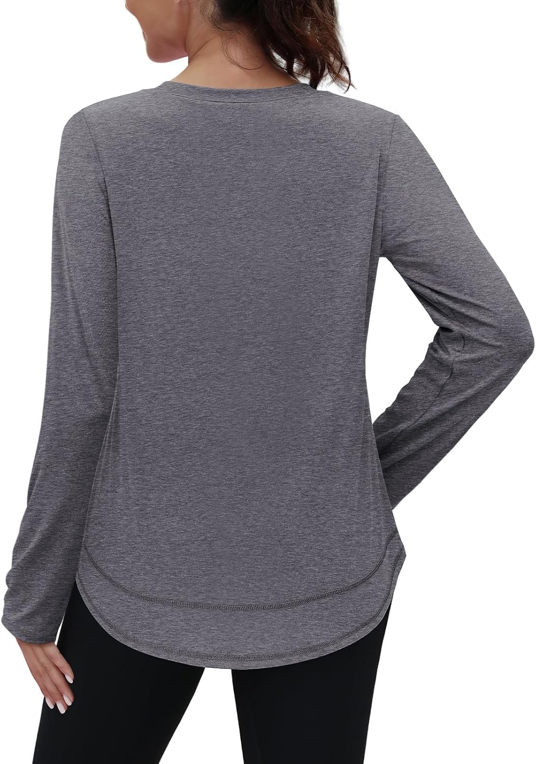 XIEERDUO Women's Quick Dry Long Sleeve Workout Tops - Ideal for Hiking & Running | Sizes S-3XL
