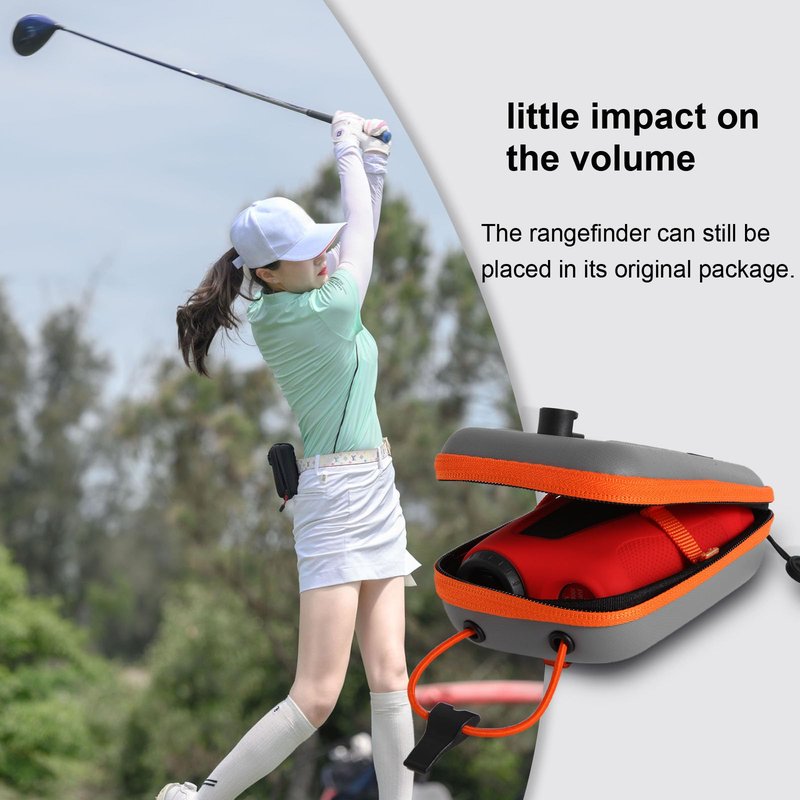 JAWEGOLF Silicone Case Compatible with Bushnell V6 and Bushnell V6 Shift Golf Rangefinder (Red)