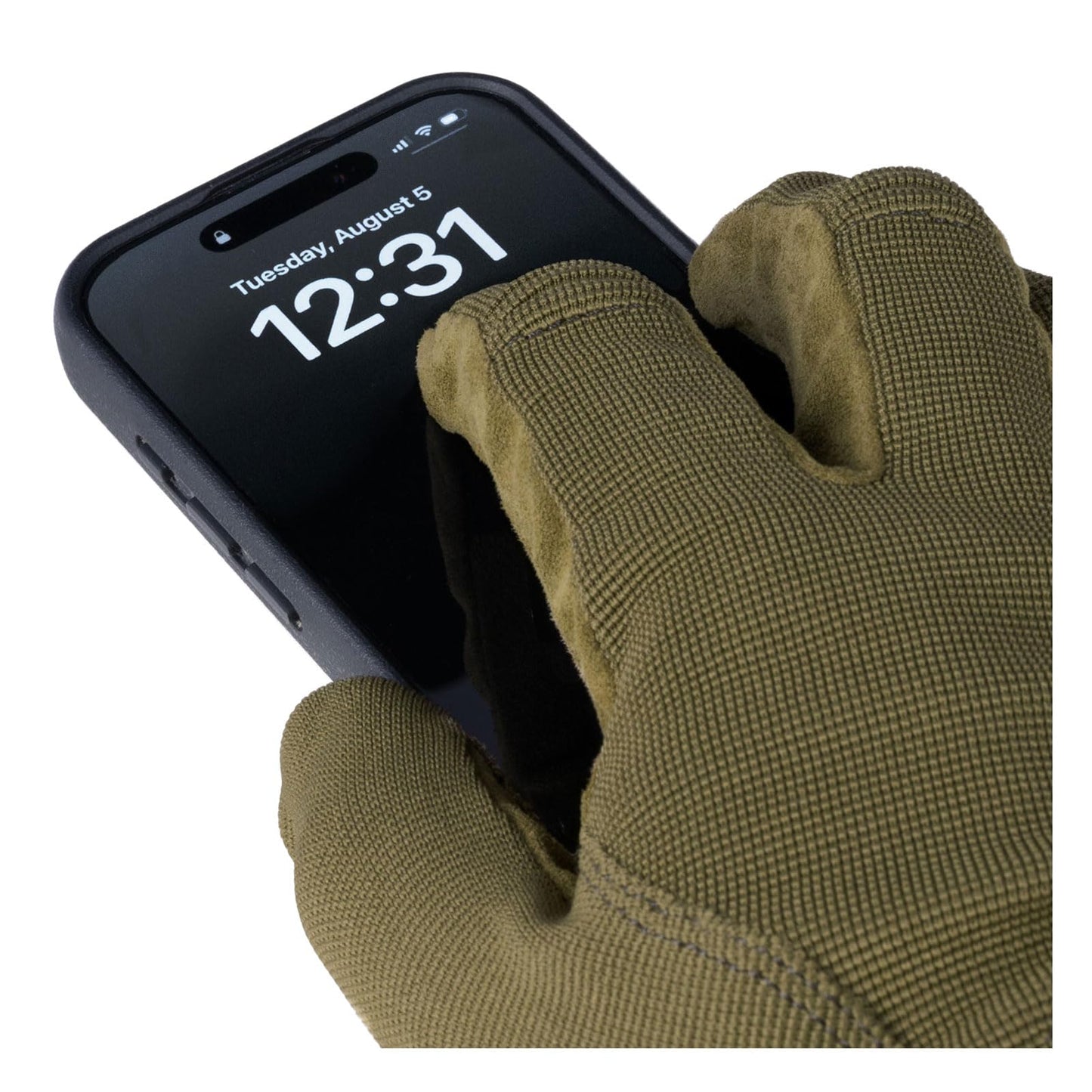 VIKTOS Men's Patrolux OP Glove - Durable Tactical Functional Touchscreen-Compatible Gloves with Reinforced Palm & Fingers, Ranger, Medium