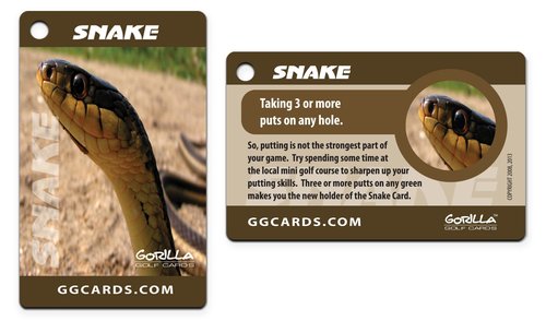 Gorilla Golf Cards 2 Pack - The On-Course Golf Betting Game