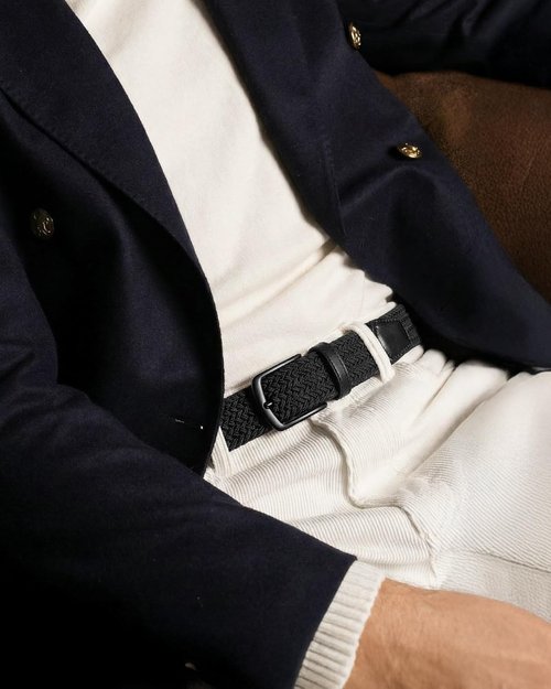 CHAOREN Men's Braided Stretch Golf Belt - Perfect Fit for Casual Shorts, Jeans & Golf Pants