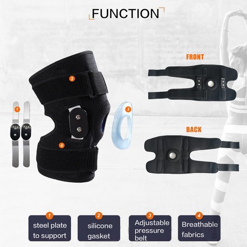 Decompression Knee Brace, Stable Support of The Knee, Effective Relief of ACL, Arthritis, Meniscus Tear, Tendinitis Pain, Adjustable Compression Band, Suitable for Men and Women