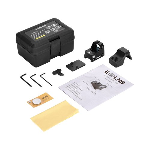 ESSLNB 2MOA Red Dot Sight, Reflex Sight, Red Dot Scope with Shake Awake and 12 Brightness Adjustment for 20mm/22mm Picatinny Rail Mount