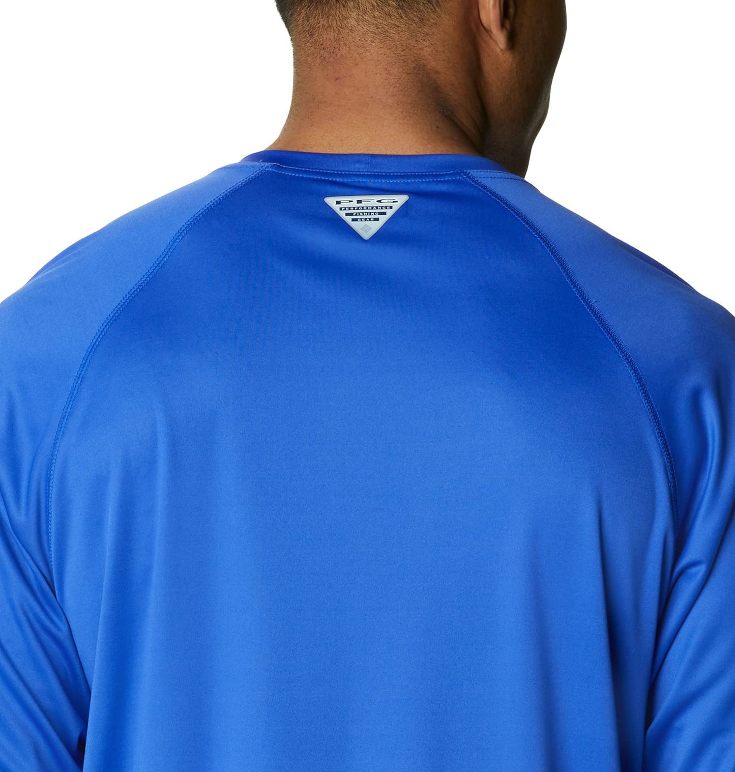 Columbia Men's Terminal Tackle Long Sleeve Shirt, Tanzanite/White Logo, 2X Big