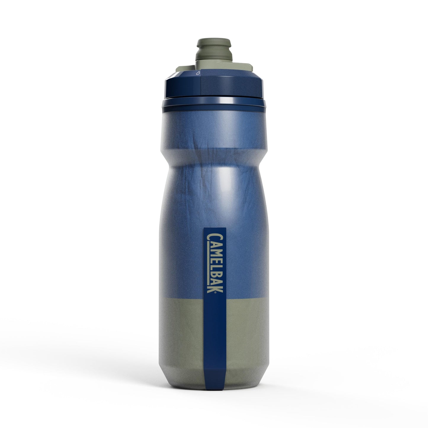 CamelBak Podium Chill Insulated Bike Squeeze Water Bottle, Cold Retention for Cycling, 21oz, Mercury Deep Sea