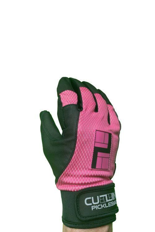 CUZINA Ultra Light - Pickleball Racketball Glove (Power Pink/Black, X-Large, Right)