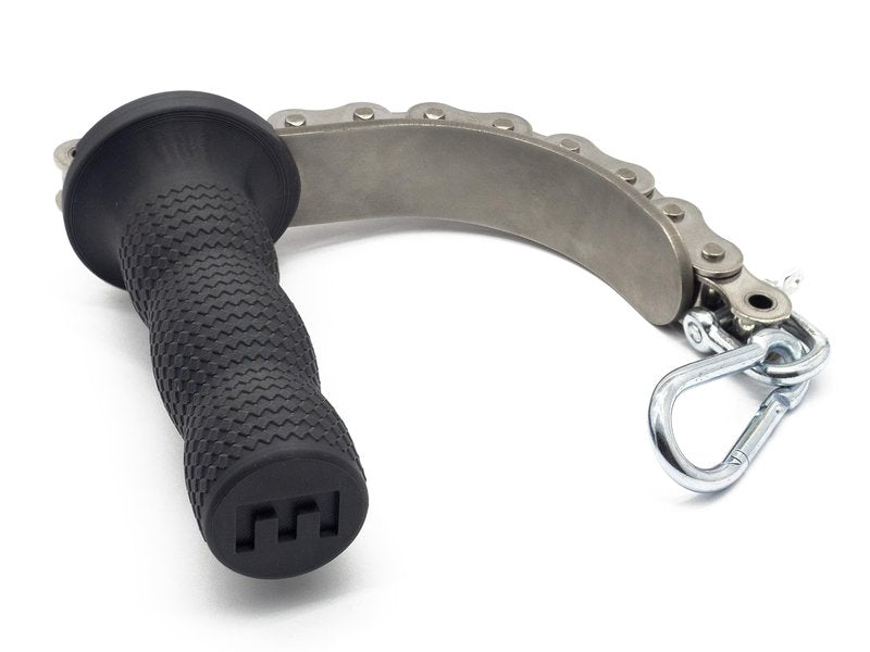 Metal Arm Wrestling Pronator Handle with Heavy-Duty Chain – Grip Strength Trainer for Wrist, Forearm, and Arm Workout, Top-Roll Training Tool for Gym and Home Fitness