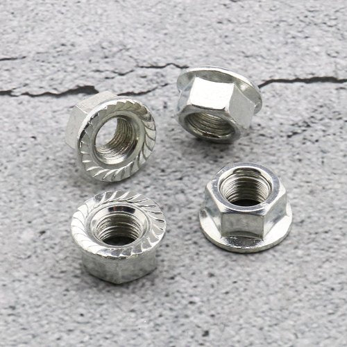 Create idea 8Pcs 3/8" (9.5mm) Bicycle Wheel Axle Track Flange Nuts for Bicycle Front and Rear Wheels Std MTB Hybrid Bikes Kids Bikes Bicycle Wheels Accessories Alloy