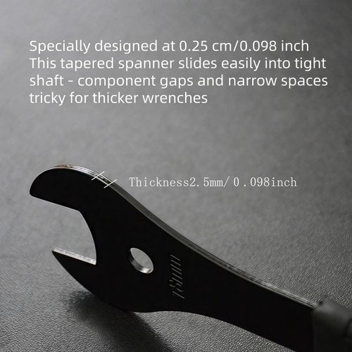 Chainrise Bicycle Cone Wrench Set Tool, Bike Wheel Hub Axle Nut Install Remover Cycling Spanner (13-14-15-16-17-18-19mm 7PCS)