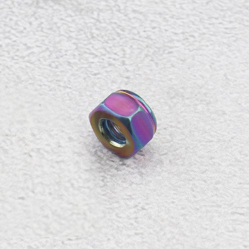 The Lord of the Tools 16 Sets Skateboard Hardware Kit Mounting Screws Hex Head Bolts Nuts with Wrench Accessories for Riser Long Board Truck M5x25mm Colorful