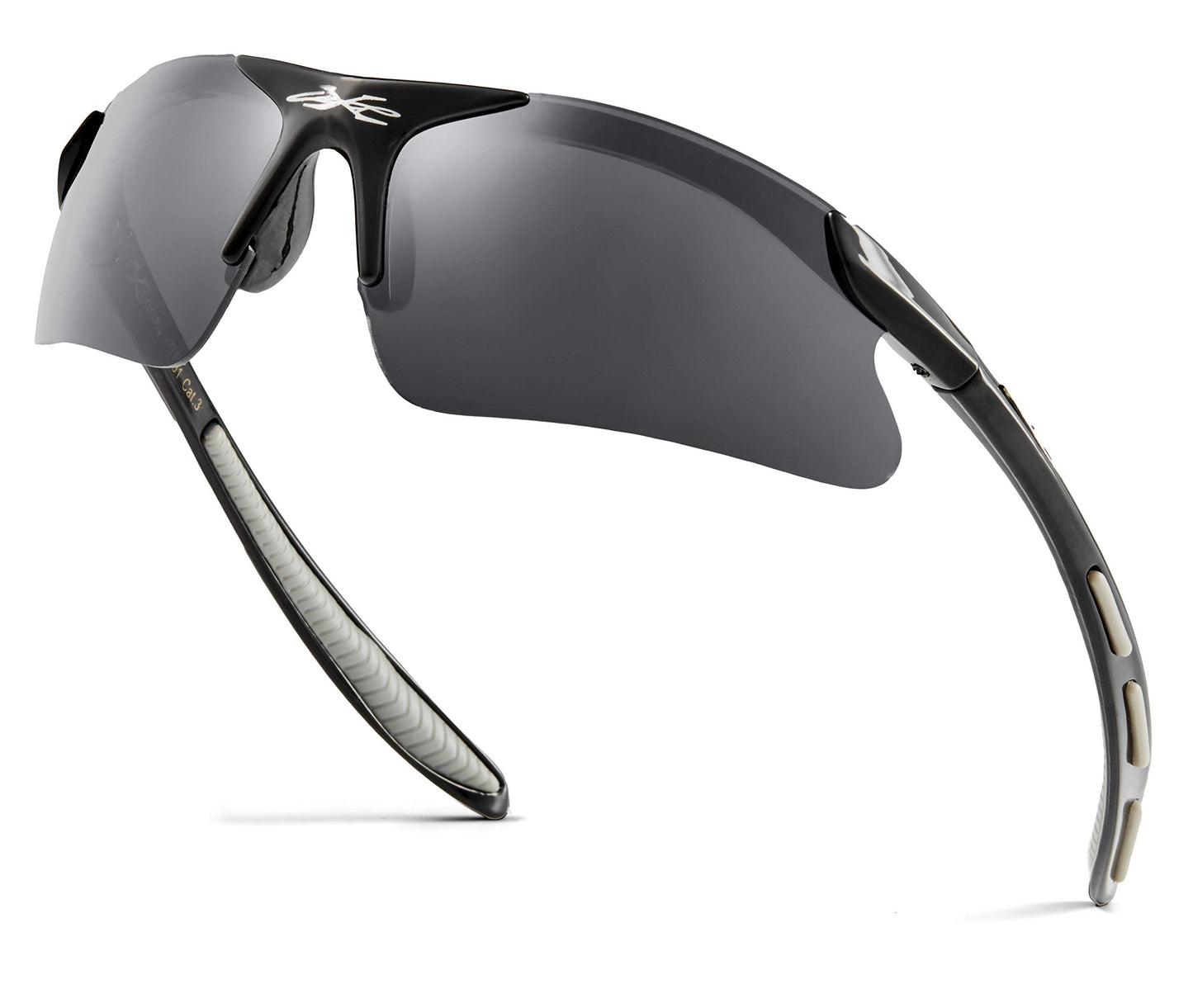 X LOOP Kids Sports Sunglasses for Boys Girls Children Age 3-10 - Half Frame UV400 Baseball Cycling Softball Glasses