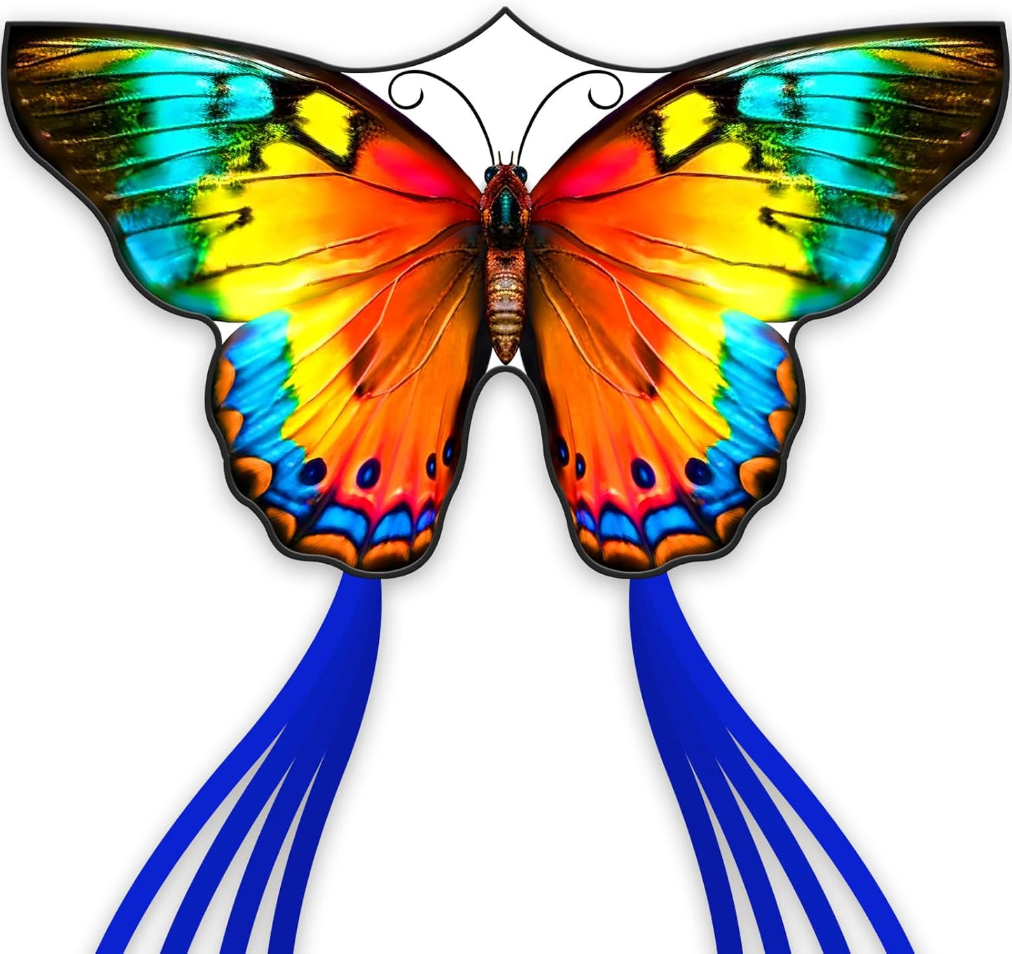 SGftre Butterfly Kites - Easy to Fly for Kids & Adults | Perfect for Beach & Outdoor Fun (Flower Splendour)