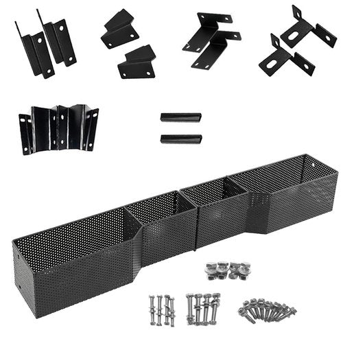 DoonMi Golf Cart Front Inner Basket Dash Storage/Tray Organizer Inner Front Storage Basket for EZGO TXT & RXV, Club Car DS & Precedent,Yamaha&G29 /Drive2.Size is 33.6"(L) x 5.12"(W) x 3.94"(H)