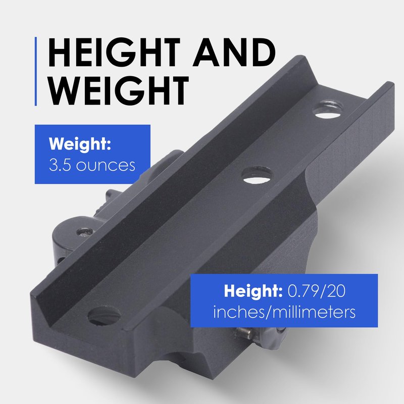 Pulsar Locking Quick Detach mount for Pulsar Apex, Trail, Digisight, and Core Riflescopes