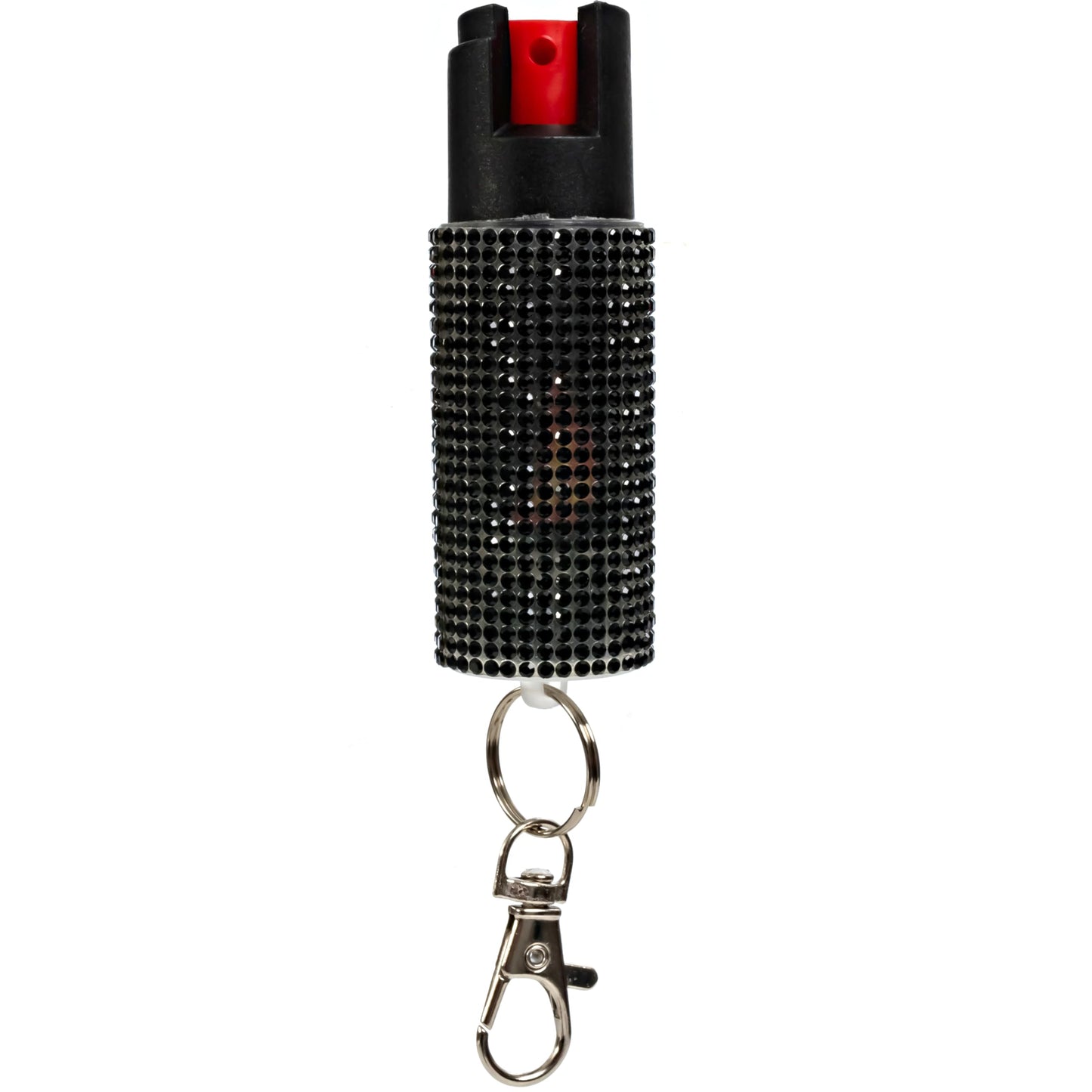 Burn Pepper Spray for Self Defense - 0.67oz Stylish Compact Pepper Spray for Women with Keychain, Maximum Strength, Police Grade with UV Dye for Personal Safety, Joggers & Home Defense, Black 3 Pack