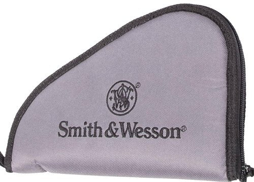 Smith & Wesson M&P Defender Handgun Case with Ballistic Fabric Construction and External Pockets for Shooting, Range, Storage and Transport , Black, Small
