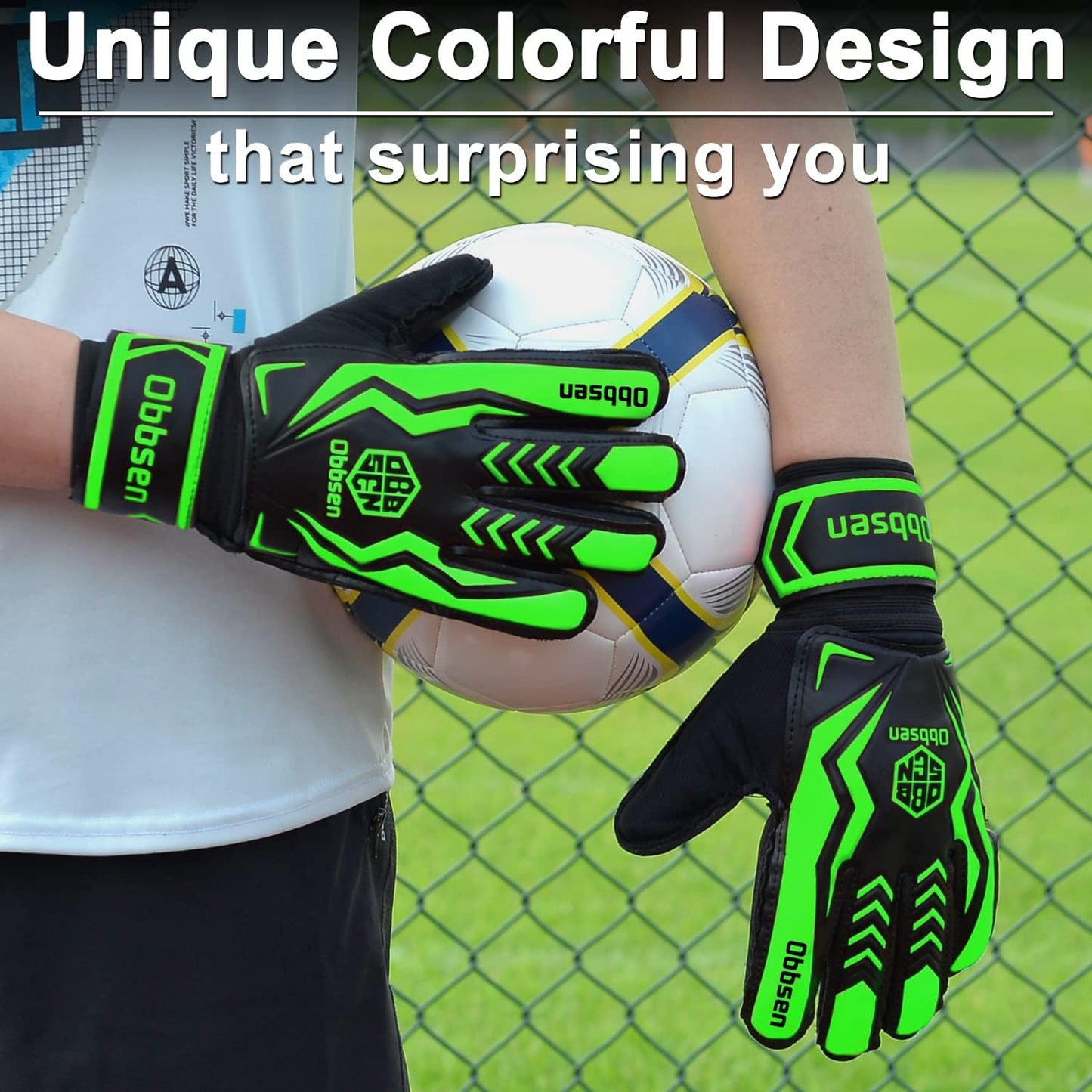 Regine Switzerland Soccer Goalie Gloves - Strong Grip & Finger Protection for Kids, Youth & Adults