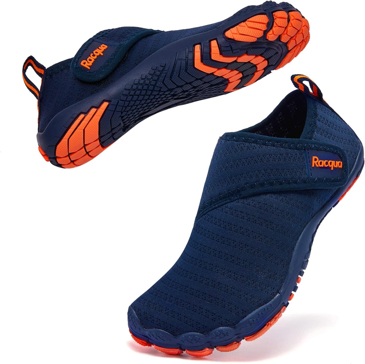 Racqua Kids' Quick Dry Water Shoes - Lightweight Barefoot Aqua Swim Shoes | Toddler to Big Kid Sizes