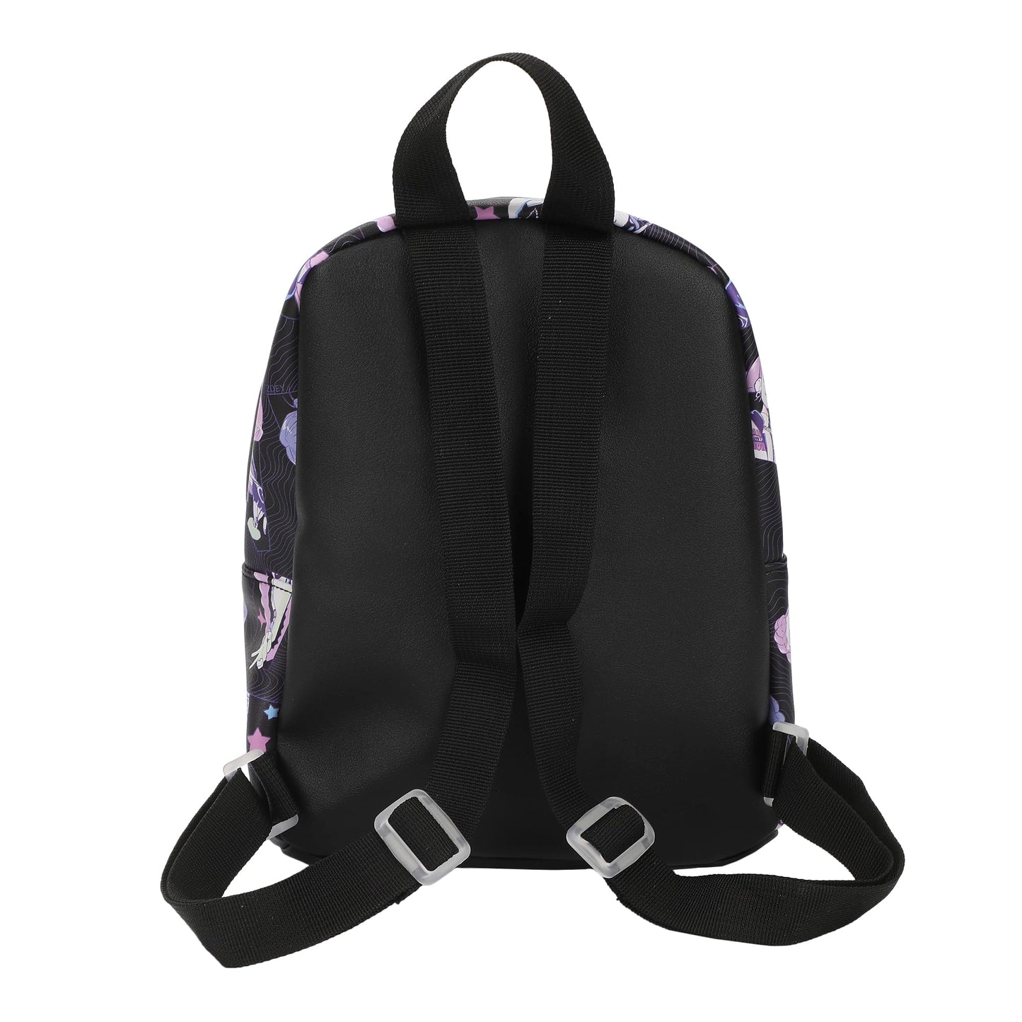 Bioworld KPop Demon Hunters Huntrix AOP Adult Black 11.5" Mini Backpack