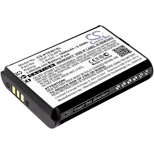 Cameron Sino New Rechargeable SCP-73LBPS Battery for DuraXA Equip, DuraXE Epic, DuraXV Extreme, DuraXV Extreme +, E4810, E4811, E4830, E4831 (1600mAh)