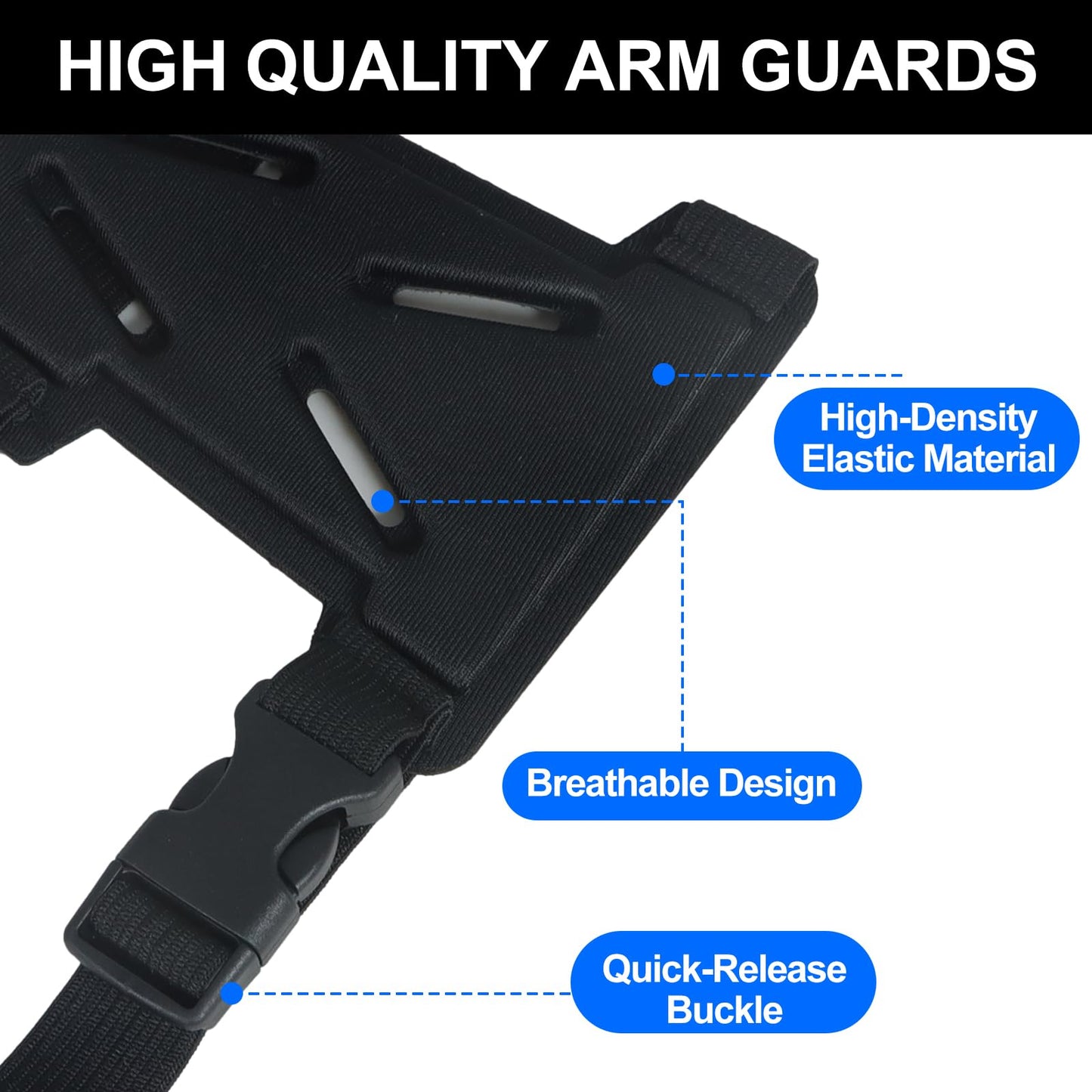 Archery Arm Guard Adjustable Bow Armguard Archery Forearm Protector Lightweight Hunting Target Shooting Arm Guards for Archery for Archer Hunter Fits Youth & Adults（M）