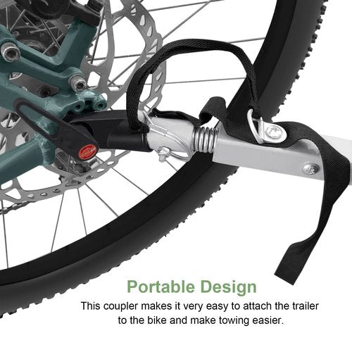 EFEALL Bicycle Trailer Hitch for Schwinn Instep Bicycle Trailers, Heavy Duty Durable Attachment, Bicycle Trailer Coupler for Kids, Dogs, Pets, Babies, Children Bicycle Trailers - Black