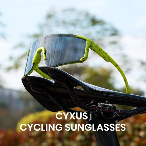 Cyxus Cycling Sunglasses Men Women Sleek Lightweight Anti-Glare Glasses UV Protection Runing Bike Baseball Fishing 1243