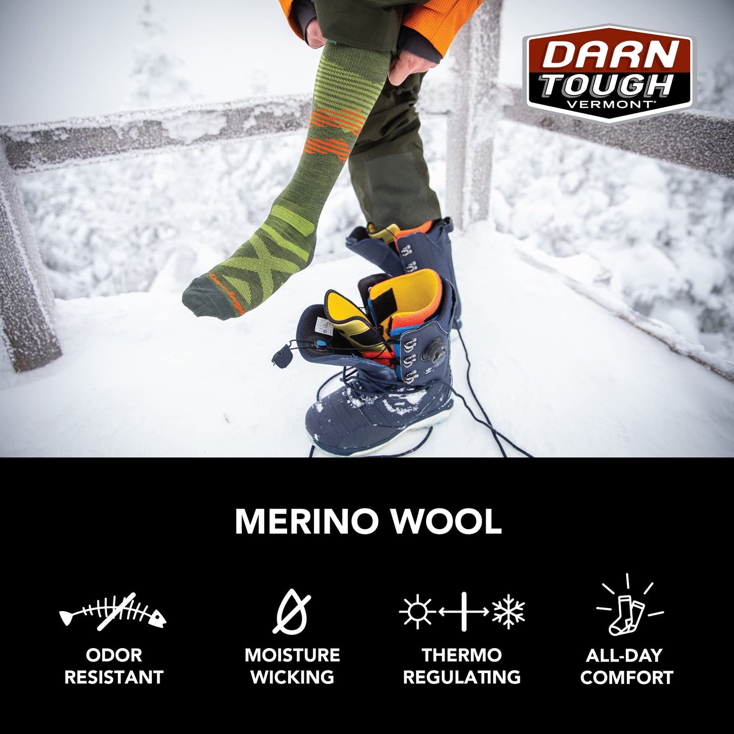 Darn Tough Vermont Pennant RFL OTC Ultra-Lightweight Socks Eclipse