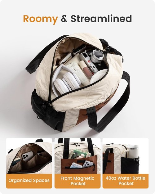 LOVEVOOK Gym Bag - Lightweight Duffle with Wet Pocket | Perfect for Yoga, Travel & Weekend Trips